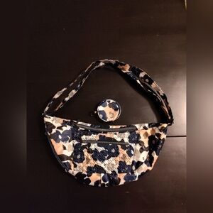 lug Boomerang crossbody bag in Flora multi